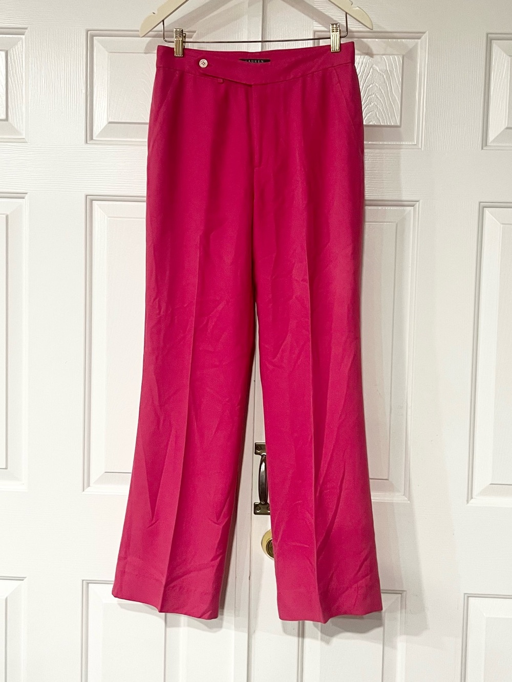 Lauren Ralph Lauren | 100% Silk Trouser Pink Pants